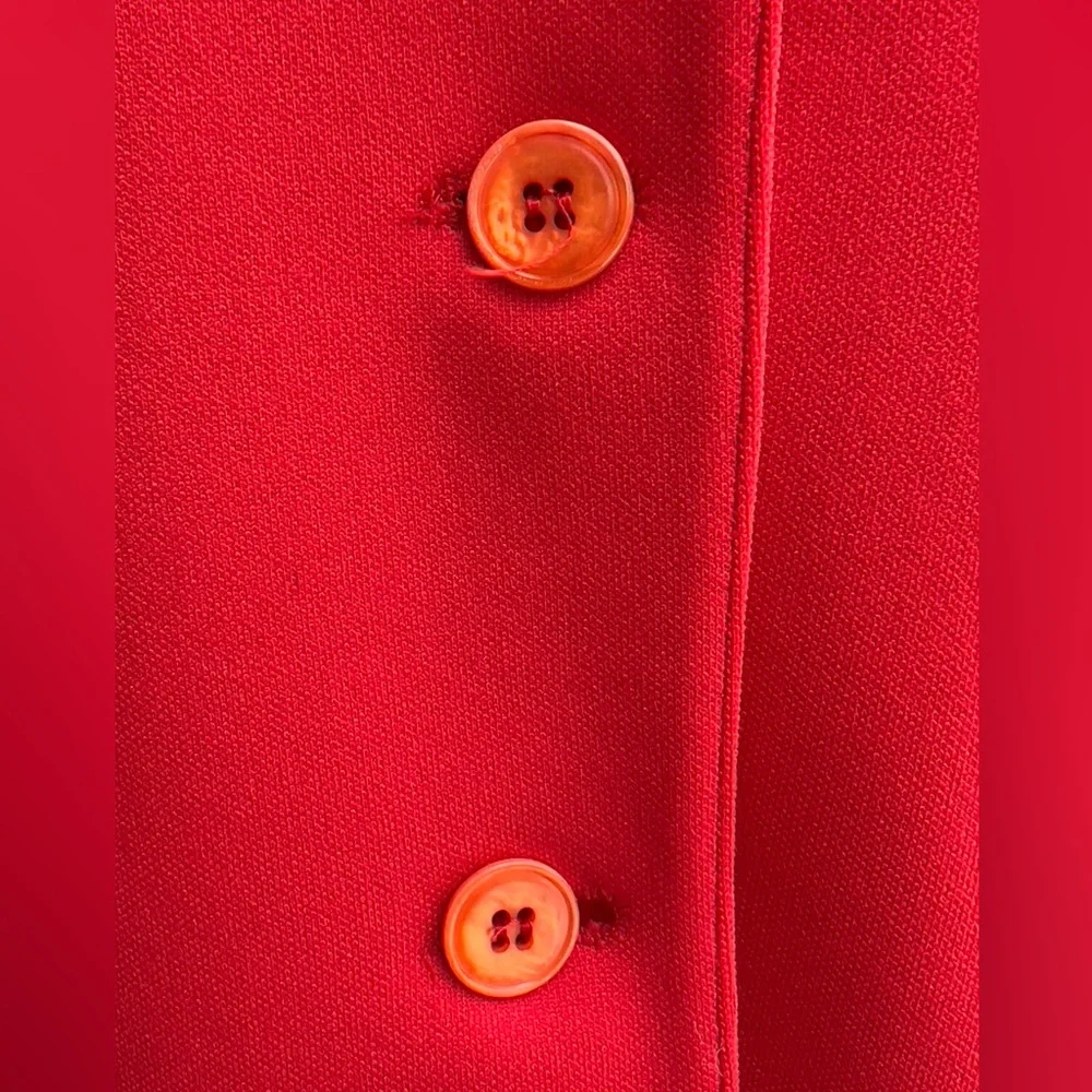 Vintage Red Givenchy Sport Blazer Suit Jacket Size 8